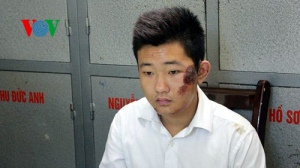 Nghi can Đào Quang Khánh tại cơ quan điều tra